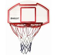 DEVESSPORT Canasta Baloncesto Habitación | Canasta Baloncesto Interior para Pared | Canasta con Tablero Resistente y Red Incluida para Interiores y Exteriores