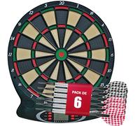 Devessport Diana Electrónica Orion | con 18 Juegos y 159 Variaciones, Pantalla LCD y 6 Dardos de Punta Blanda | para 1 a 8 Jugadores | Ideal para Uso Familiar y Doméstico