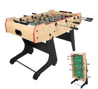 DEVESSPORT Futbolín Plegable | Ideal para el Uso Familiar con Retorno de Bolas y Diseño Compacto | Futbolín Plegable Guardar en Casa Juega, Compite y Guárdalo Fácilmente