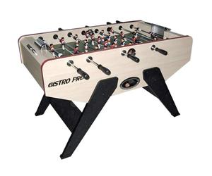 DEVESSPORT Futbolín Semiprofesional Bistro-Pro Ideal para Jugar con Amigos | De Gran tamaño con Barras telescópicas y Mango de plástico | Medidas: 141 x 74 x 86 Cm