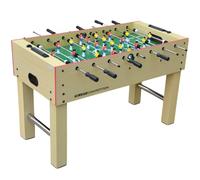 Devessport Futbolín Semiprofesional Silver Competition | Diseño Clásico con Jugadores Azul y Rojo, Retorno de Bolas y Niveladores - para Adultos y Jóvenes +14 Años