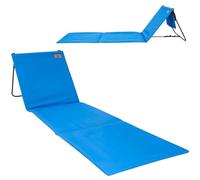 DEVESSPORT Tumbona de Playa Plegable con Respaldo Reforzado y Bolsillo Trasero | Diseño Ligero, Compacto y Resistente - Ideal para Playa, Camping o Piscina