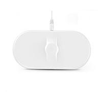Devia Cargador Inalámbrico Triple para Apple Watch/iPhone y Airpods Blanco