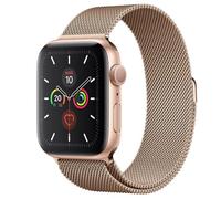 Devia Elegant Milanese Loop Correa Rosa Oro para Apple Watch 38/40mm