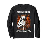 Devil Crusher Pecado Slayer Jesús Guerra Espiritual Cristiano Manga Larga