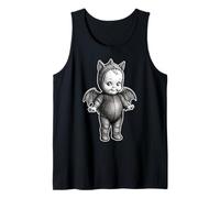 Devil Demon Kewpie Baby Vintage Vampiro Camiseta sin Mangas