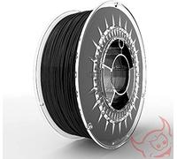 Devil Design Filament PLA schwarz/1.75 mm 1 kg. Ácido poliláctico (PLA) Negro - Materiales de impresión 3D (Ácido poliláctico (PLA), Negro, Universal, Black, 1 kg, 1,75 mm)