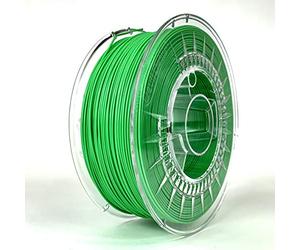 Devil Design | Filamento | PLA Light Green - Verde brillante | 1,75 | 1 kg | para principiantes y confirmados | agarre superior | poca tanga | fácil de imprimir | baja deformación y sin olor