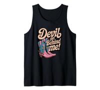 Devil Get Behind Me/Botas Vaqueras Camiseta sin Mangas
