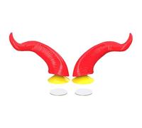 Devil Horns Helmet Decoration - 2-Piece Small Horn Set, Motorcycle Accessory, Portable Ornament | Helmets Accessories Novelty Trim Bike Safety Equipment Personalization Supplies