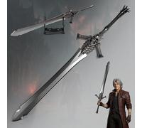 Devil May Cry Dante Espada "Rebellion" Abrecartas XL 30 cm | Replica de metal DMC de zinc fundido a presión | Spardas Patrimonio Gaming Decoración | Anime coleccionable y regalo