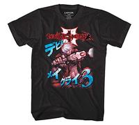 Devil May Cry Dmc 3 Japanese Game Cover Men's T Shirt Dante Vintage Arcade Gamer-BlackL