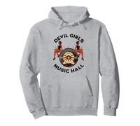 Devil Pinup Girl 1950's Rock Roll Rockabilly Hombres Mujeres Sudadera con Capucha