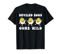 Deviled Egg Gone Wild Cena Humor Amante de la Comida Acción de Gracias Camiseta