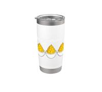 Deviled Eggs You Know Why Im Here Thanksgiving Men Women Kid Vaso térmico de acero inoxidable de doble pared