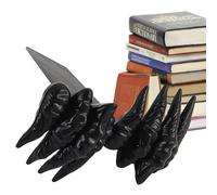 Devil's Hand Bookmark, Demon Claw, Resin Halloween Creepy Witch Bookmark, Handmade Horror Home Decor, Gift for Horror Enthusiasts, 4.33x2.36 Inches