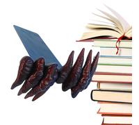 Devil's Hand Bookmark, Demon Claw, Resin Halloween Creepy Witch Bookmark, Handmade Horror Home Decor, Gift for Horror Enthusiasts, 4.33x2.36 Inches