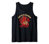 Devil'S Ramen Hell's Vacy, Lindo Demonio devorador de Fideos Camiseta sin Mangas