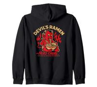 Devil'S Ramen Hell's Vacy, Lindo Demonio devorador de Fideos Sudadera con Capucha