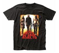 Devils Rejects Horror Movie New Poster Walking Zombie T-Shirt Black(Large)