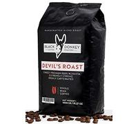 DEVIL'S ROAST | 1KG Café Natural En Grano Extremadamente Fuerte | Espresso Altamente Cafeinado | Black Donkey Coffee Roasters