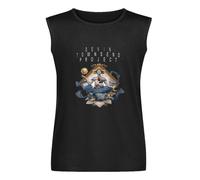Devin Townsend Project Transcendence Sleeveless Camiseta Man's Fashion Cotton Black Vest Tank Clothes, Negro , XL