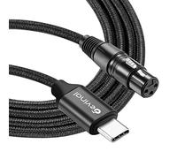 Devinal Cable XLR a USB C, cable de micrófono USB C mejorado USB tipo C a XLR hembra, adaptador de conector compatible con Samsung Google Huawei Xiaomi Smartphone o MacBook de 25 pies