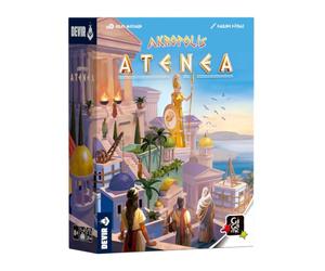 Devir - Akropolis: Athena, expansión del Juego de Mesa de Estrategia y construcción de Ciudades de la Antigua Grecia, para 1 a 4 Jugadores, +8 años, Requiere Juego Base | Versión española