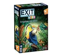Devir BGEXIT22PT Exit Kids Acertijos en la Jungla, Juego de Mesa, Escape Room, en Portugués