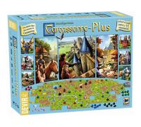 Devir - carcassonne big box, carcassonne plus, juego de mesa completo