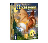 Devir Carcassonne: Dragones y Hadas - Expansión del Juego de Mesa con dragón, Hada, Portales mágicos y losetas estratégicas para 2-6 Jugadores (BGCARDHPS)