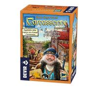 Devir - Carcassonne: La Abadía y el Alcalde, Expansión del Juego de Mesa Carcassonne, Nuevas Losetas y Piezas de Madera (BGCARAB)