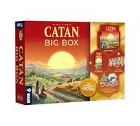 Devir - Catan Big Box, Juego de Mesa, Edición 2025 (Incluye Juego Básico, Ampliación para 5-6 Jugadores, 2 Miniexpansiones) (BGCATPLUSP3)