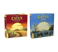 Devir - Catan, Juego de Mesa - Idioma Castellano (BGCATAN) + Catan, expansión Navegantes, Juego de Mesa (BGNAVEGANTES) - 4 Jugadores - 12+