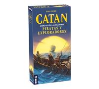 Devir - Catan Piratas y Exploradores Ampliación 5-6 Jugadores | Expansión del Juego de Mesa de Estrategia y Exploración, con Amigos, Ingenio, Divertido, Nueva Portada 2025 (BGPIR56)