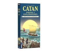 Devir - Catan Piratas y Exploradores Ampliación 5-6 Jugadores | Expansión del Juego de Mesa de Estrategia y Exploración, con Amigos, Ingenio, Divertido, Nueva Portada 2025 (BGPIR56)