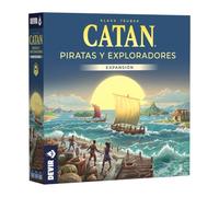 Devir - Catan: Piratas y Exploradores | Expansión de estrategia, exploración y navegación | Juego de mesa para familias y adultos | De 3 a 4 jugadores | +12 años | Versión Española