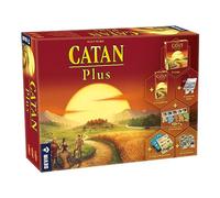 Devir - Catan Plus, Juego completo + Amplicaciones hasta 6 Juegadores y Mapas extra, Juego de Mesa con Amigos, 10 años (BGCATANPLUS2)