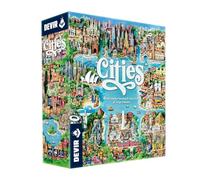 DEVIR - Cities - Juego de acción y recursos para construir ciudades - Juegos de mesa competitivos y estratégicos para adultos y niños - De 2 a 4 jugadores, para mayores de 10 años