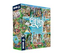 Devir Cities - Juego de Mesa de Construcción de Ciudades | Estrategia y Colocación de Trabajadores | Autor de Sushi Go | para 2-4 Jugadores, 10+ Años, Edición en Español (BGCITSP)