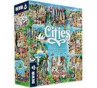 Devir Cities - Juego de Mesa de Construcción de Ciudades | Estrategia y Colocación de Trabajadores | Autor de Sushi Go | para 2-4 Jugadores, 10+ Años, Edición en Español (BGCITSP)