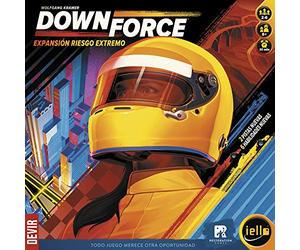 Devir - Downforce: Expansión Riesgo, Juego de Mesa Estratégico y Divertido para 8 Años (BGDOWRESP)
