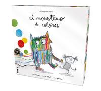 Devir - El Monstruo de Colores, Juego de mesa, Juego Infantil, Juego Cooperativo, Juego de Memoria (BGMONSP)