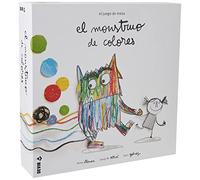 Devir - El Monstruo de Colores, Juego de mesa, Juego Infantil, Juego Cooperativo, Juego de Memoria (BGMONSP)
