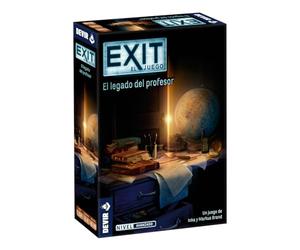 Devir - Exit El Legado del Profesor, Juego de Mesa, Escape Room, Juego de Enigmas y Misterio (BGEXIT24SP)