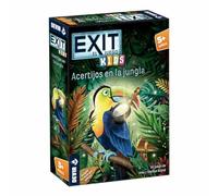 Juego de mesa devir exit kids acertijos en la jungla