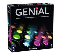 Devir - Genial | Juego de Mesa de Estrategia Familiar y Abstracta | Clásico de Reiner Knizia para 2 a 4 Jugadores | A Partir de 8 Años | Diversión Rápida y Fácil de Aprender (BGGENITR)