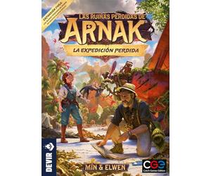 Devir - Las Ruinas Perdidas de Arnak: La Expedición Perdida, Juego de Mesa, Juego de Mesa de Estrategia, Juego con Amigos (BGRUNAKPESP)