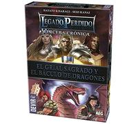 Devir - Legado Perdido: El Grial Sagrado y el Báculo de Dragones, Juego de Cartas, Juego de Cartas de Ingenio (BGLEG3)