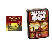 Devir Packs - Catan El Duelo y Sushi Go, Juegos de Mesa para 2 y Amigos (BGCATDU y BGSUSHI)